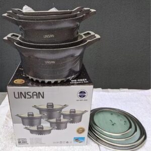 Linsan 10pcs Die-cast Cookware Pot Set