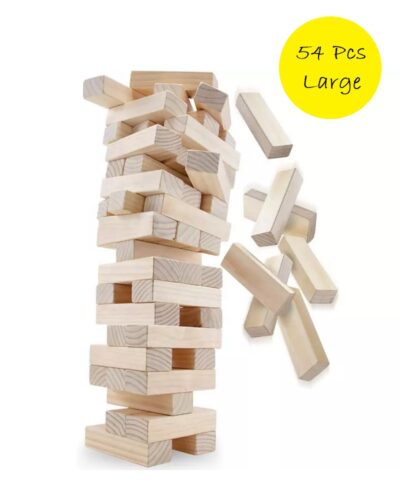 Mr. Diy Jenga Game For Kids & Adults - Large Size