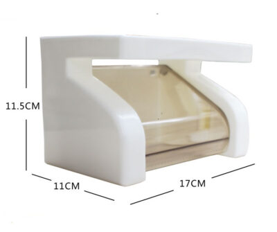 Bathroom Wall Mount Waterproof Tissue paper Phone Rack Case holder - Image 5