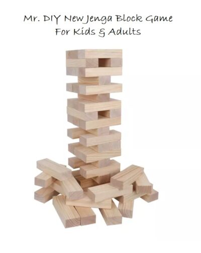 Mr. Diy Jenga Game For Kids & Adults - Large Size - Image 9