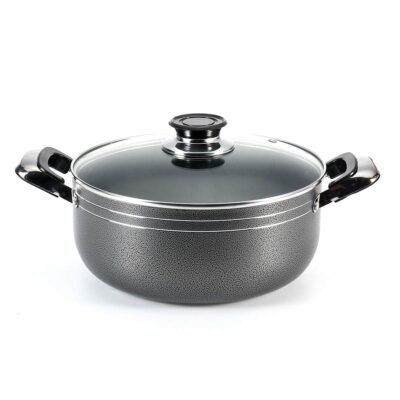 16PCS Aluminum Non-stick Copper Cooking Pot Set - Image 4