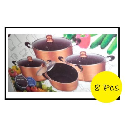 Ultimate 8Pcs Non-stick Cookware Set