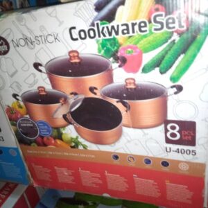 Ultimate 8Pcs Non-stick Cookware Set