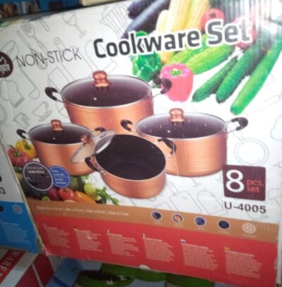 Ultimate 8Pcs Non-stick Cookware Set - Image 2