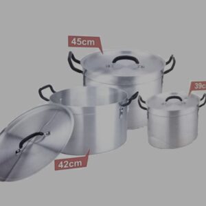 6 Pieces Hoffner Premium Quality Aluminum Pot Set