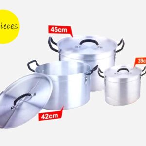 6 Pieces Hoffner Premium Quality Aluminum Pot Set