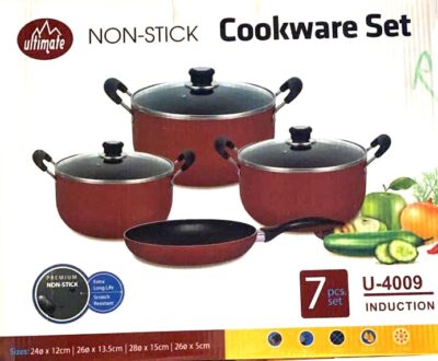 7pcs Ultimate Non-stick Cookware Set - Image 3