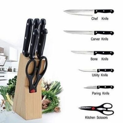 8pcs Custom Set Damascus Steel Chef Kitchen Knife - Image 5