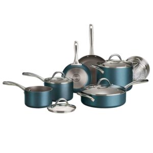 11pcs Tramontina Nonstick Cookware Set Blue