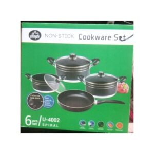 6pcs Set Of Ultimate Non-stick Cookware With Frying Pan