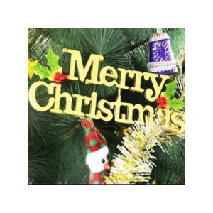 Merry Christmas Decorative Glittery Hanging Sign