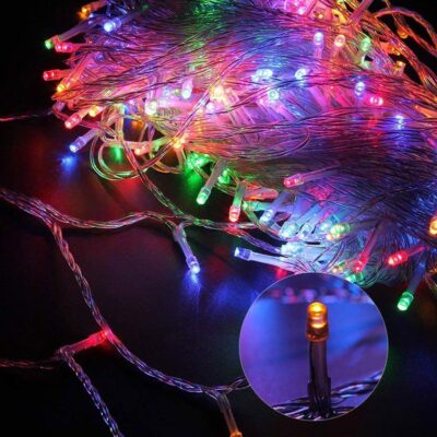 Christmas Light Bulbs 100 Led Light - Multi color - Image 8