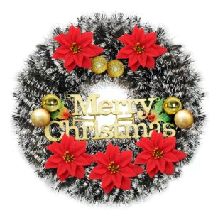 Merry Christmas Decorative Front Door Wreath