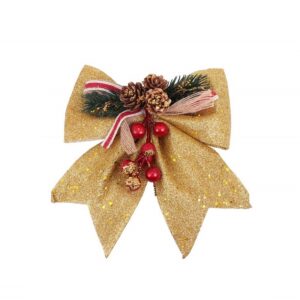 Christmas Ribbon Bow Tie Decoration