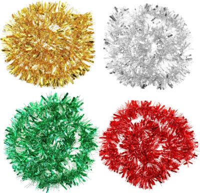 12pcs Deluxe Colorful Christmas Tree Tinsel Garland - Image 10