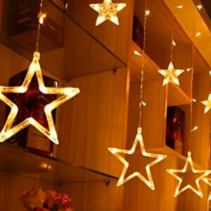 Christmas Star LED Curtain Light