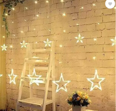 Christmas Star LED Curtain Light