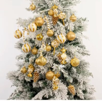 Christmas Decorative Tree Glittering Balls and Ornaments - Image 12