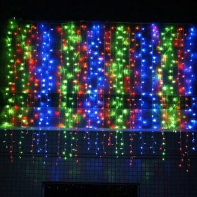 500 Bulbs Multicolor Waterfall Christmas Light - Image 6