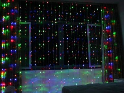 500 Bulbs Multicolor Waterfall Christmas Light - Image 3