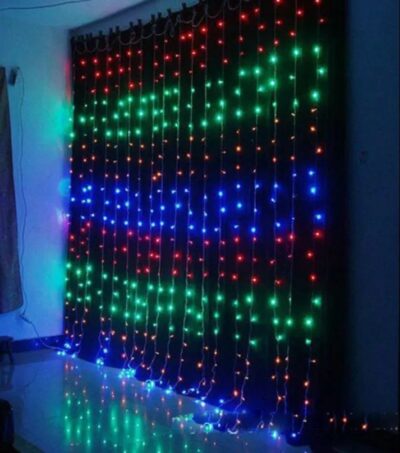 500 Bulbs Multicolor Waterfall Christmas Light - Image 2