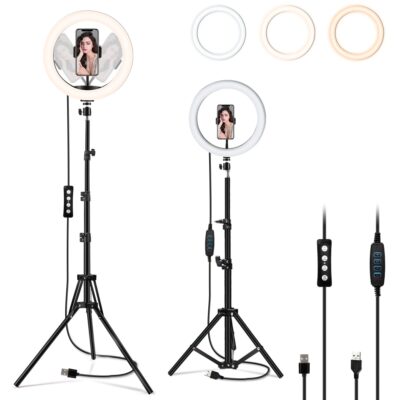 12'' Selfie Ring Light And Stand Plus Free Bag - Image 8