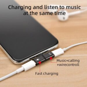 iPhone Charging & Earphone 2 In 1 Adapter For Iphone