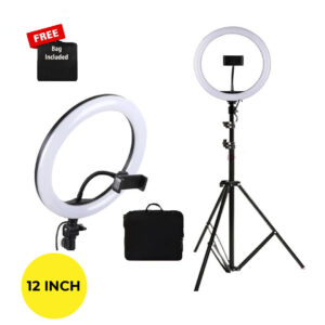 12” Selfie Ring Light And Stand Plus Free Bag