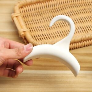 Unique & Durable Solid Hand bag Hanger Hook White