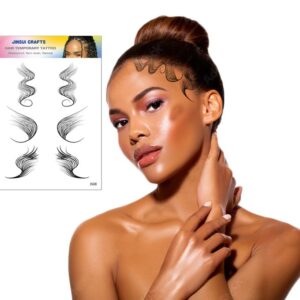 frontal Babylike Hair Temporary Tattoo for Adults – JS08