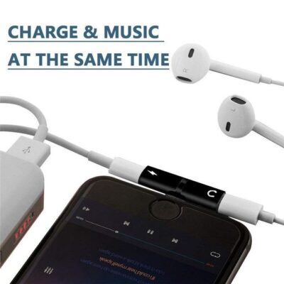 iPhone Charging & Earphone 2 In 1 Adapter For Iphone - Image 5