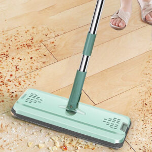 360 Degrees Microfibre Flat Mop With Wash And Dry Bucket