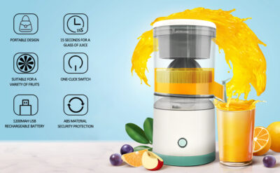 Stainless Steel Electric Citrus Fruit Juicer Squeezer - Image 9