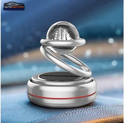 Solar Powered Car Aromatherapy Rotating Floating Planet Air Freshener - Image 7