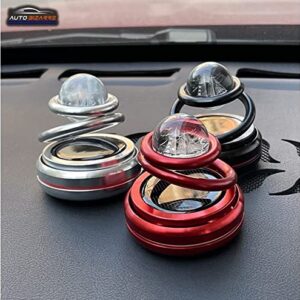 Solar Powered Car Aromatherapy Rotating Floating Planet Air Freshener