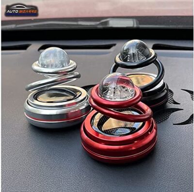 Solar Powered Car Aromatherapy Rotating Floating Planet Air Freshener - Image 2