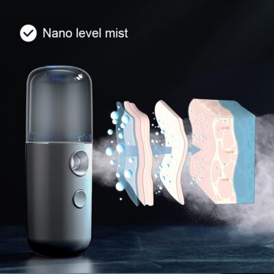 Nano humidifier face mist spray Black - Image 6