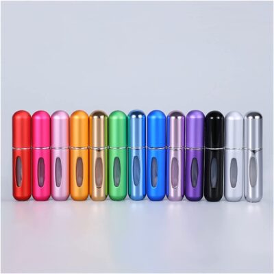 10ml Pocket Size Refillable Perfume Spray Bottle Black - Image 3