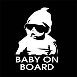 Baby on Board Car Caution Adhesive Sticker