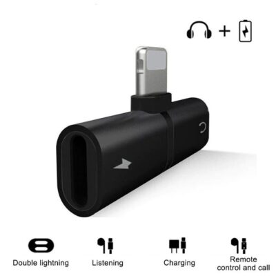 iPhone Charging & Earphone 2 In 1 Adapter For Iphone - Image 9