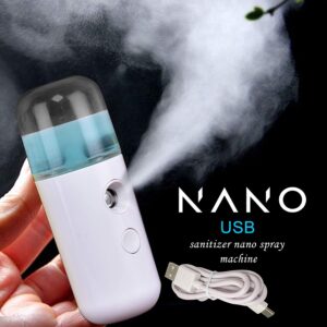 Nano humidifier face mist spray White