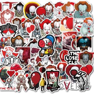 50PCS IT Clown Anime Stickers