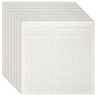 3d Self Adhesive Pe foam wallpaper - White - Image 12