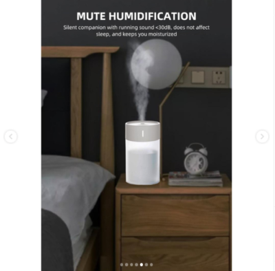 260ml USB Humidifier White Plus Free 10ml Essential Oil - Image 3