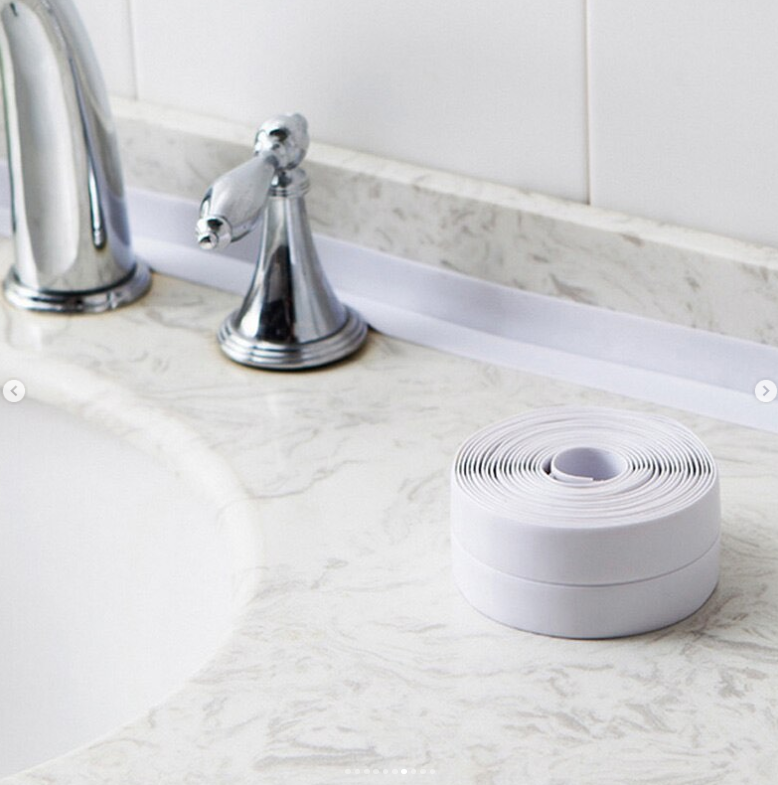 Bathroom Shower Sink Bath Seal White Tape - Image 10