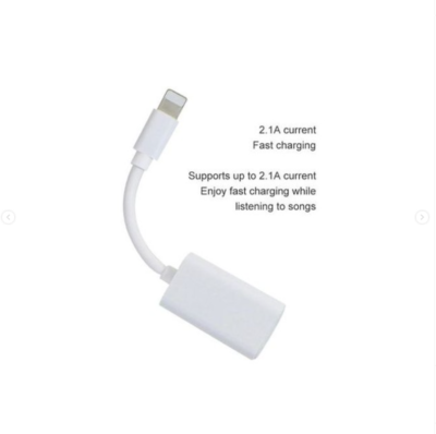 2 In 1 Dual Lightening Charging & Audio Adapter For Iphone - Image 5