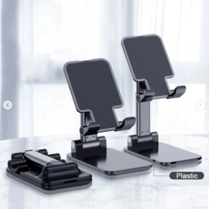 Foldable Desktop Phone Stand – Black