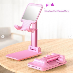 Foldable Desktop Phone Stand – pink