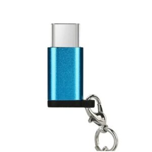 Micro USB To Type C OTG Adapter Blue