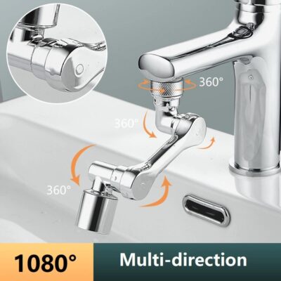 Universal 1080° Rotation Extender Faucet Splash for Kitchen - Image 3